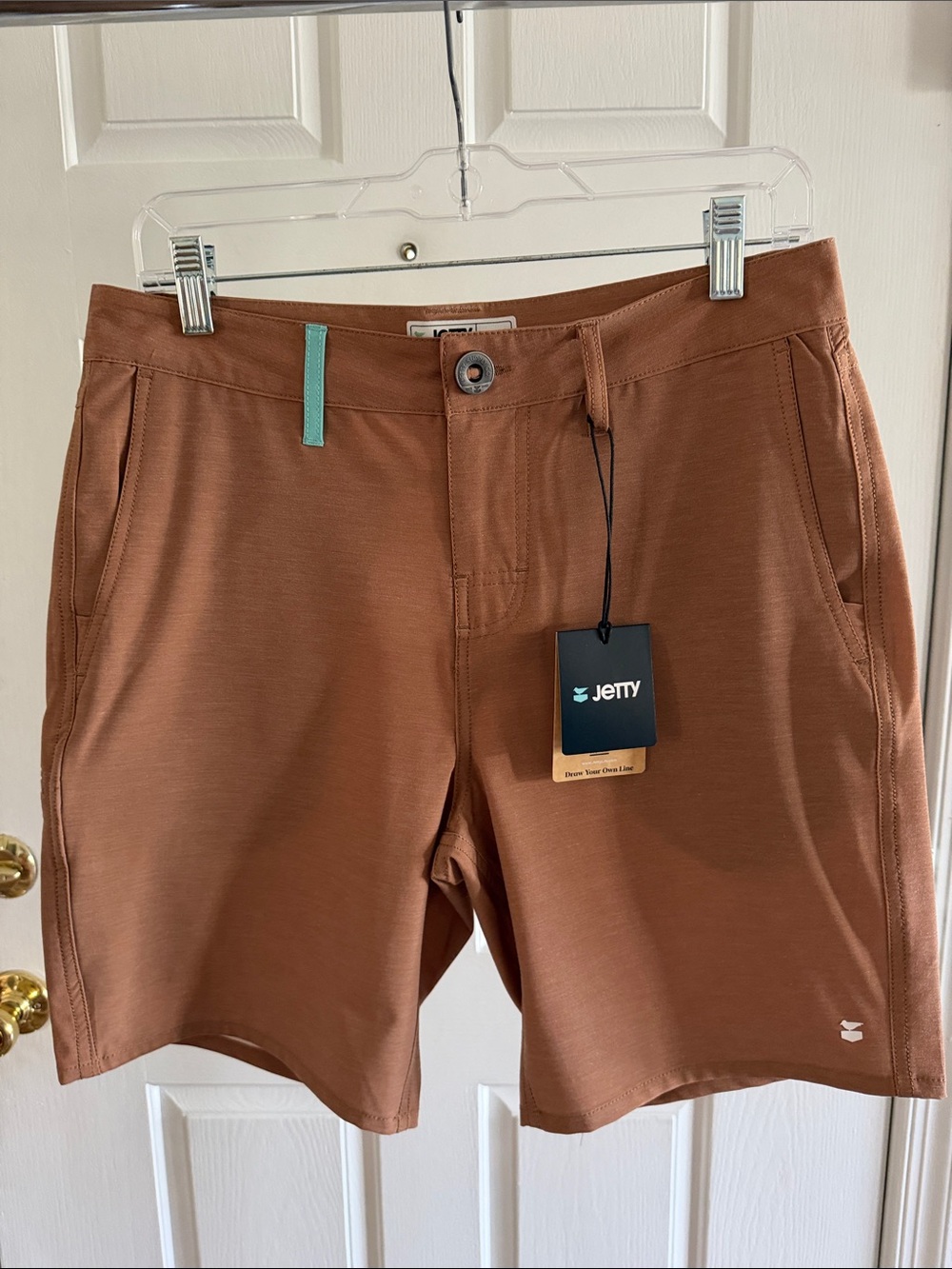 Jetty Men's Brown Hybrid Shorts